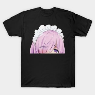 Mashu Kyrielight Face Anime vinyl sticker T-Shirt